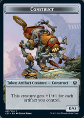 Copy // Construct (030) Double-Sided Token [Commander 2021 Tokens] | Tables and Towers