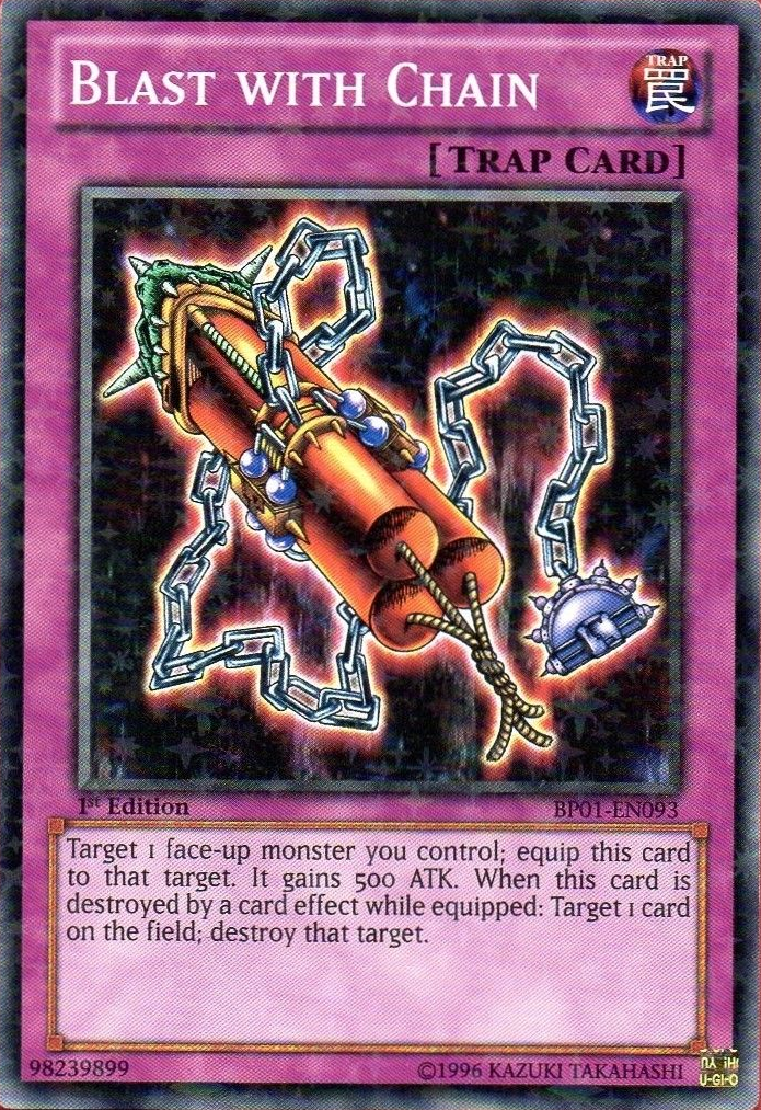 Blast with Chain [BP01-EN093] Starfoil Rare | Tables and Towers