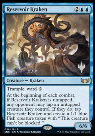 Reservoir Kraken (Promo Pack) [Streets of New Capenna Promos] | Tables and Towers