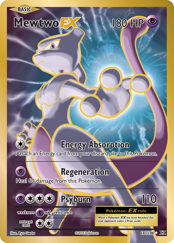 Mewtwo EX (103/108) [XY: Evolutions] | Tables and Towers