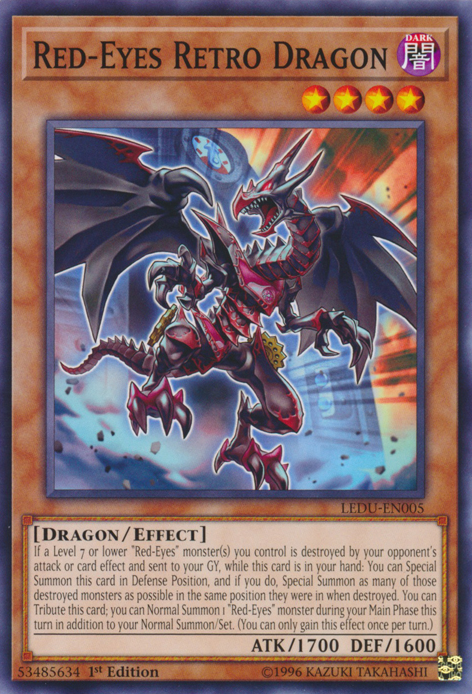 Red-Eyes Retro Dragon [LEDU-EN005] Common | Tables and Towers