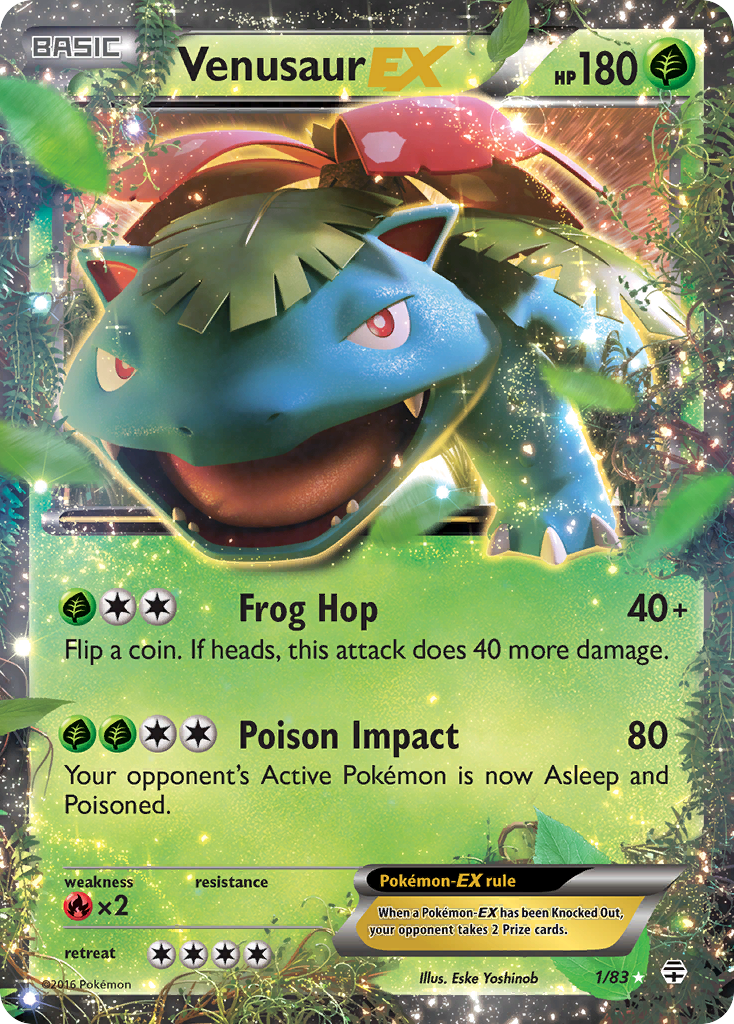 Venusaur EX (1/83) [XY: Generations] | Tables and Towers