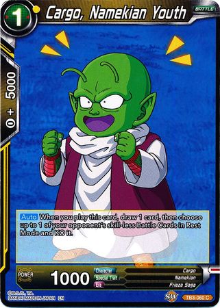 Cargo, Namekian Youth (TB3-060) [Clash of Fates] | Tables and Towers