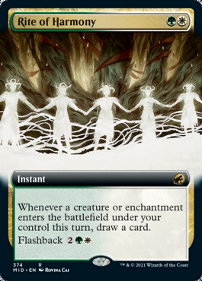Rite of Harmony (Extended Art) [Innistrad: Midnight Hunt] | Tables and Towers