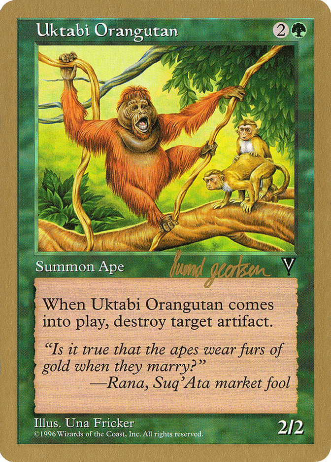 Uktabi Orangutan (Svend Geertsen) (SB) [World Championship Decks 1997] | Tables and Towers