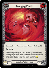 Emerging Power (Red) [U-WTR069] (Welcome to Rathe Unlimited)  Unlimited Rainbow Foil | Tables and Towers