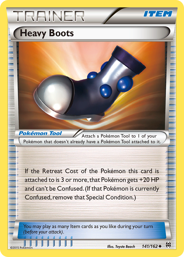 Heavy Boots (141/162) [XY: BREAKthrough] | Tables and Towers