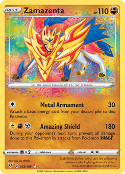 Zamazenta (102/185) [Sword & Shield: Vivid Voltage] | Tables and Towers