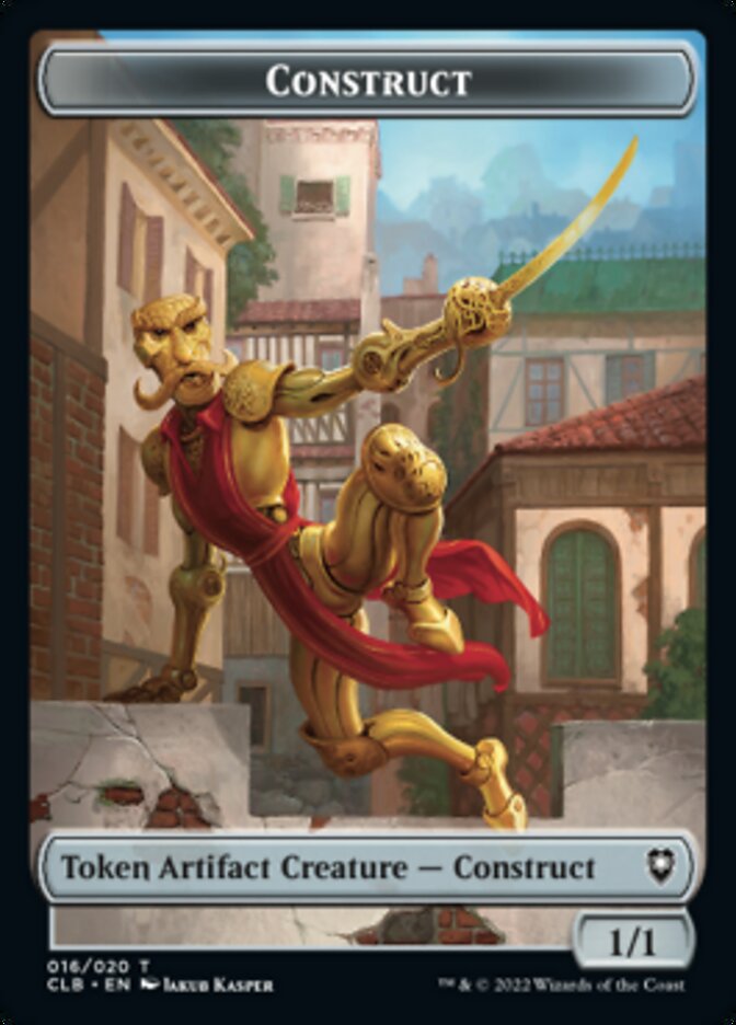 Construct Token [Commander Legends: Battle for Baldur's Gate Tokens] | Tables and Towers