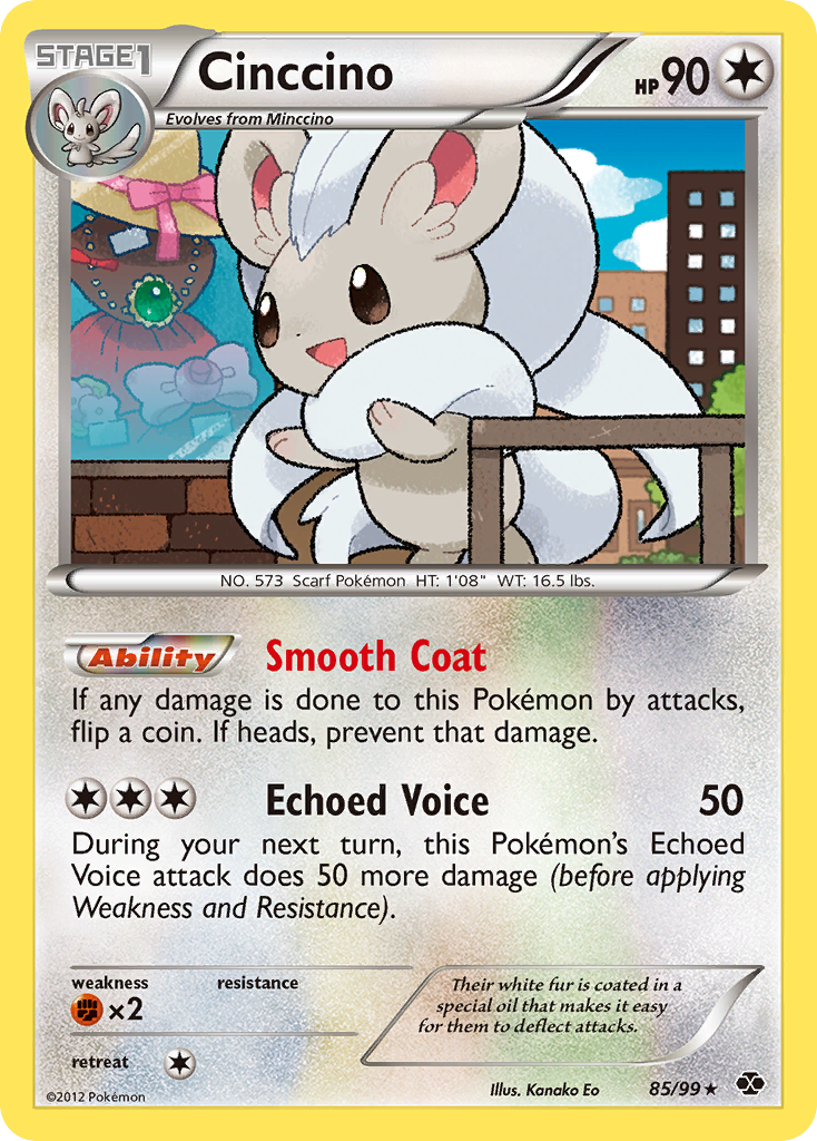 Cinccino (85/99) [Black & White: Next Destinies] | Tables and Towers