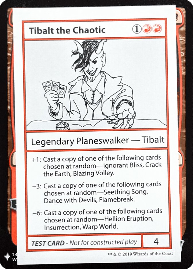 Tibalt the Chaotic [Mystery Booster Playtest Cards] | Tables and Towers