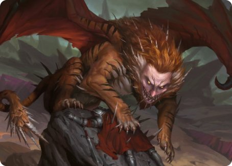 Manticore Art Card [Dungeons & Dragons: Adventures in the Forgotten Realms Art Series] | Tables and Towers