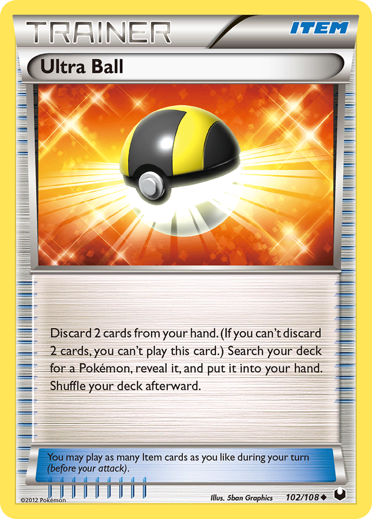 Ultra Ball (102/108) [Black & White: Dark Explorers] | Tables and Towers