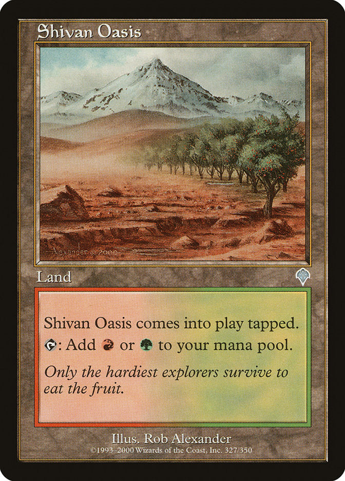 Shivan Oasis [Invasion] | Tables and Towers