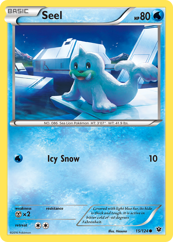 Seel (15/124) [XY: Fates Collide] | Tables and Towers