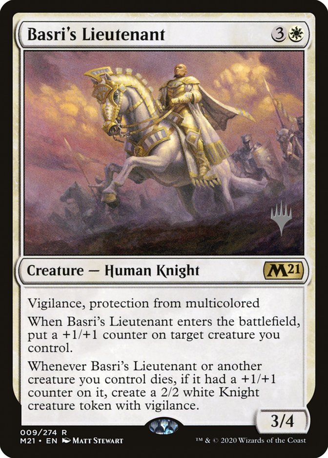 Basri's Lieutenant (Promo Pack) [Core Set 2021 Promos] | Tables and Towers