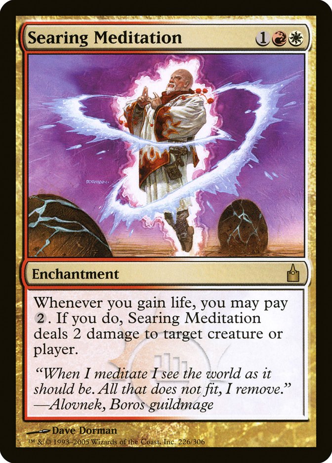 Searing Meditation [Ravnica: City of Guilds] | Tables and Towers