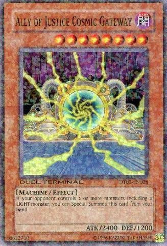 Ally of Justice Cosmic Gateway [DT02-EN028] Super Rare | Tables and Towers