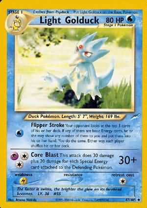 Light Golduck (47/105) [Neo Destiny Unlimited] | Tables and Towers