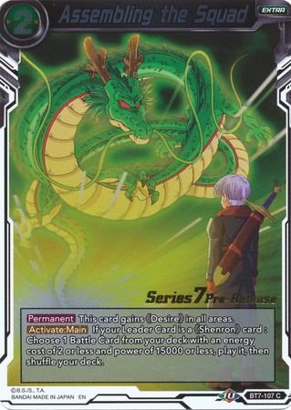 Assembling the Squad (BT7-107_PR) [Assault of the Saiyans Prerelease Promos] | Tables and Towers