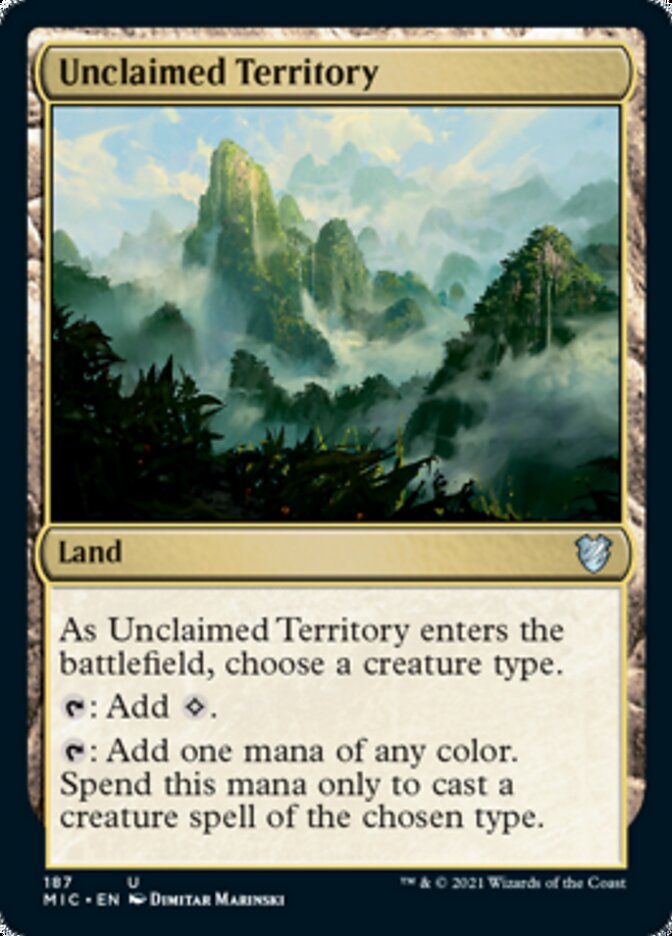 Unclaimed Territory [Innistrad: Midnight Hunt Commander] | Tables and Towers