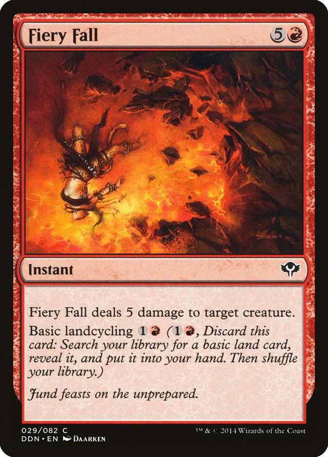 Fiery Fall [Duel Decks: Speed vs. Cunning] | Tables and Towers