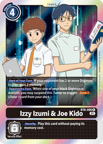 Izzy Izumi & Joe Kido [BT6-090] [Double Diamond] | Tables and Towers