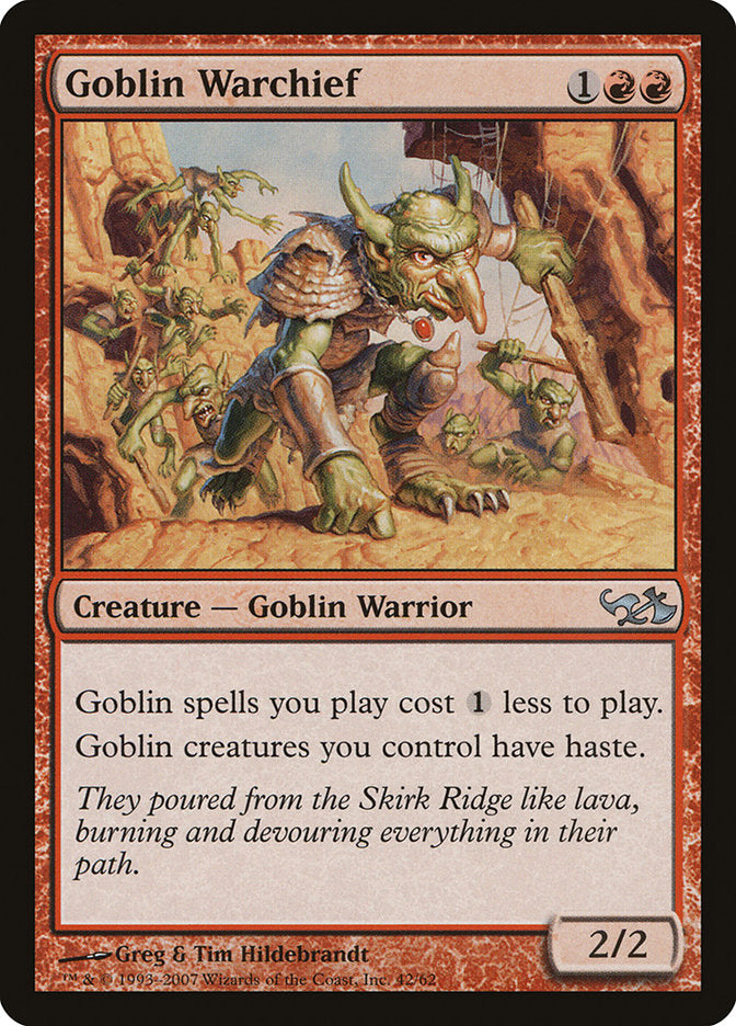 Goblin Warchief [Duel Decks: Elves vs. Goblins] | Tables and Towers