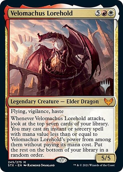 Velomachus Lorehold (Promo Pack) [Strixhaven: School of Mages Promos] | Tables and Towers