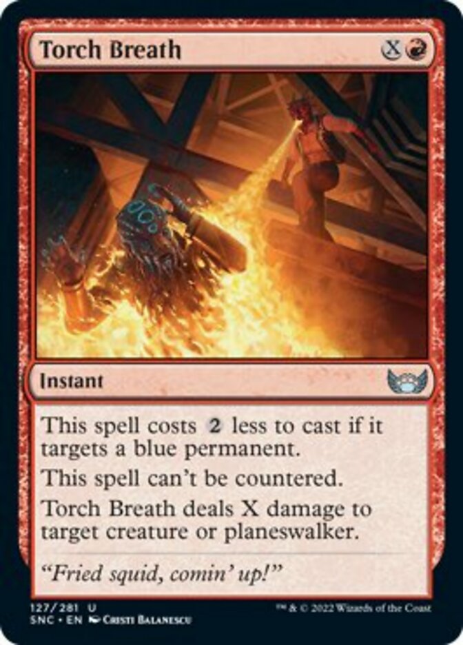 Torch Breath [Streets of New Capenna] | Tables and Towers