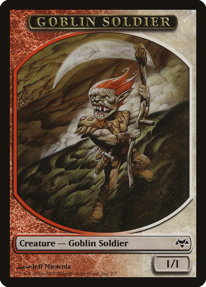 Goblin Soldier Token [Eventide Tokens] | Tables and Towers