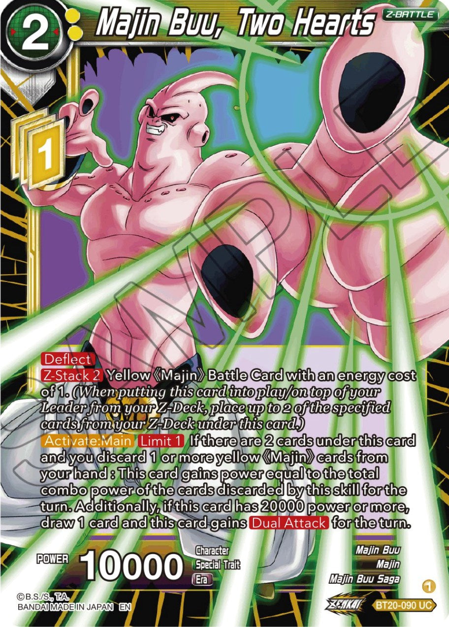 Majin Buu, Two Hearts (BT20-090) [Power Absorbed] | Tables and Towers