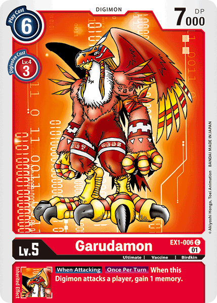 Garudamon [EX1-006] [Classic Collection] | Tables and Towers