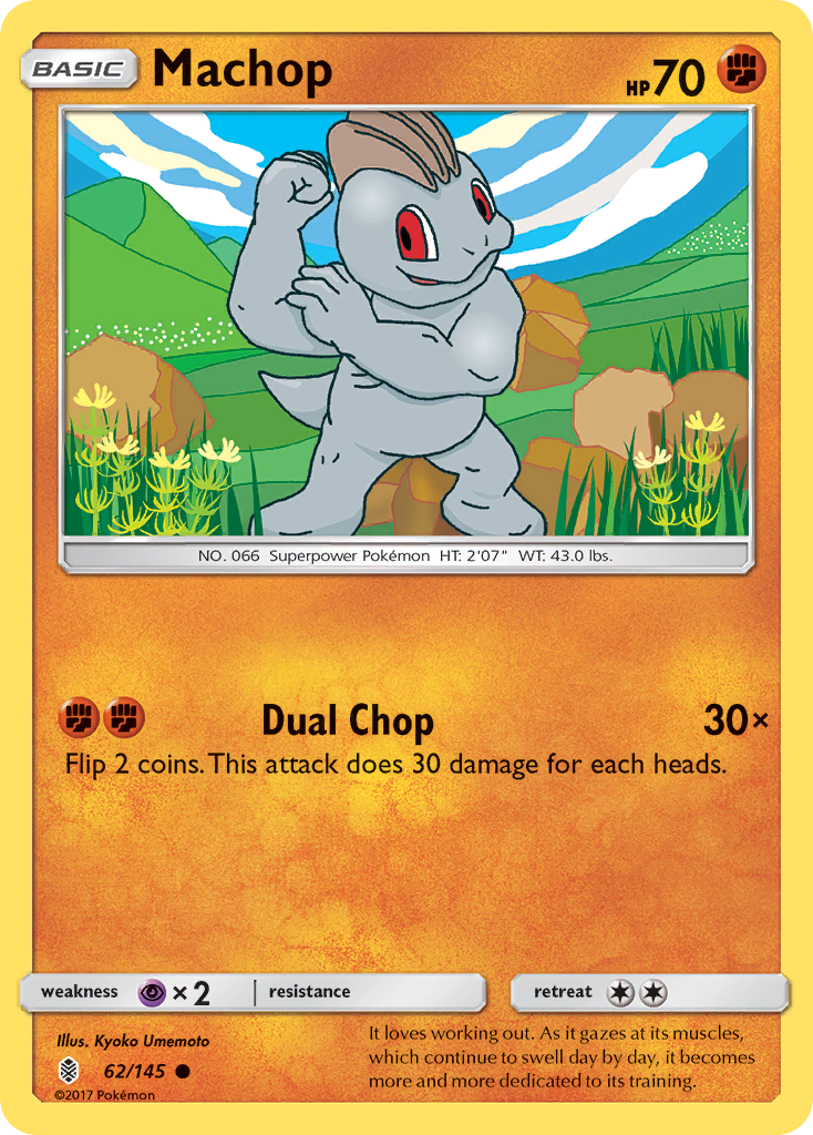 Machop (62/145) [Sun & Moon: Guardians Rising] | Tables and Towers