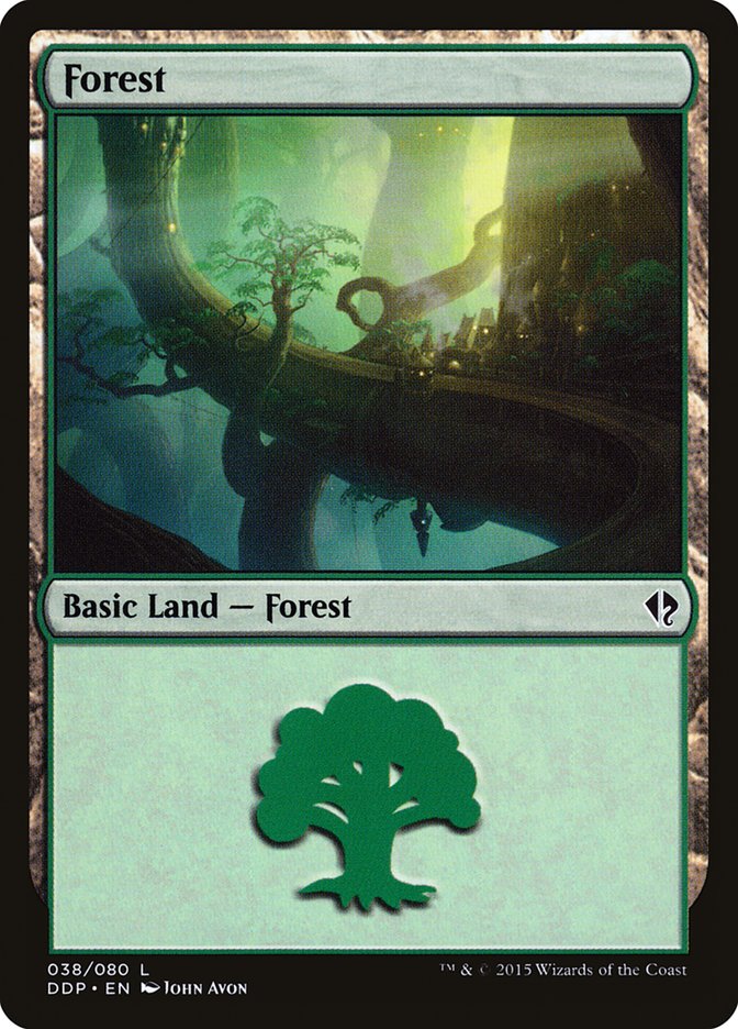 Forest (38) [Duel Decks: Zendikar vs. Eldrazi] | Tables and Towers