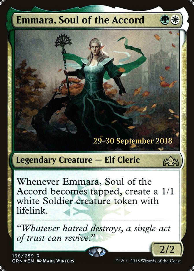 Emmara, Soul of the Accord [Guilds of Ravnica Prerelease Promos] | Tables and Towers