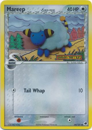 Mareep (54/101) (Delta Species) (Stamped) [EX: Dragon Frontiers] | Tables and Towers