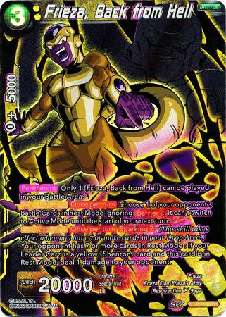 Frieza, Back from Hell (SPR) (BT5-091) [Miraculous Revival] | Tables and Towers