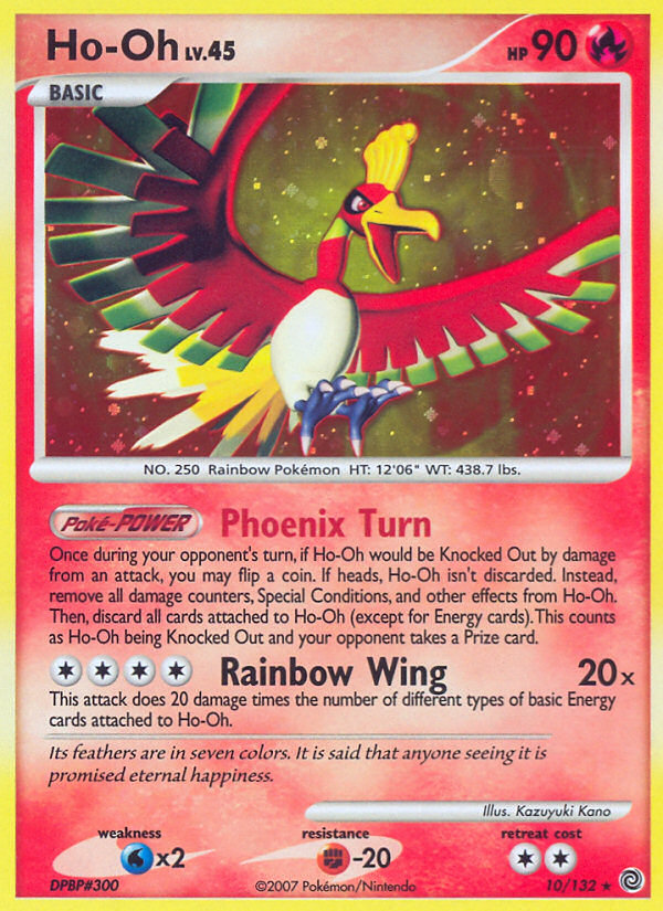 Ho-Oh (10/132) [Diamond & Pearl: Secret Wonders] | Tables and Towers