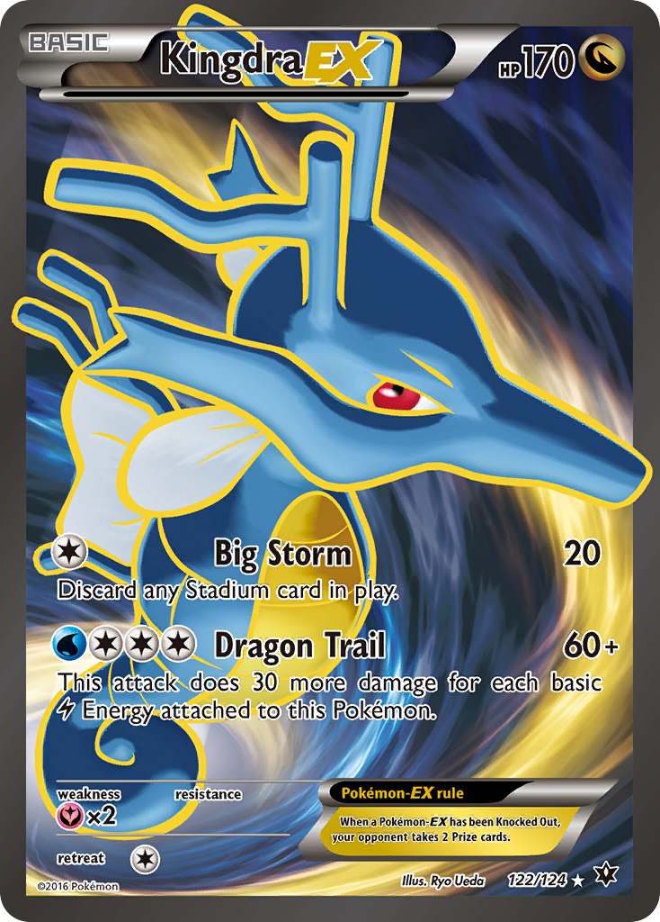 Kingdra EX (122/124) [XY: Fates Collide] | Tables and Towers