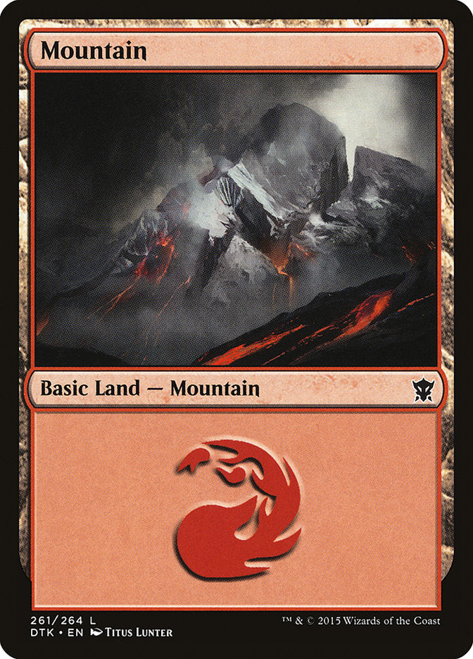 Mountain (261) [Dragons of Tarkir] | Tables and Towers