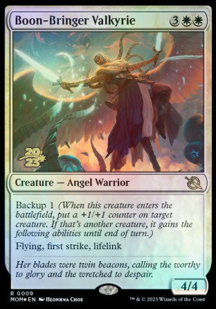 Boon-Bringer Valkyrie [March of the Machine Prerelease Promos] | Tables and Towers