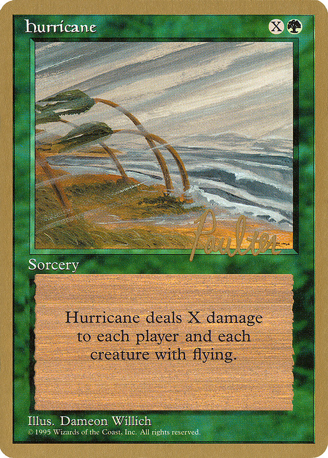 Hurricane (Preston Poulter) [Pro Tour Collector Set] | Tables and Towers