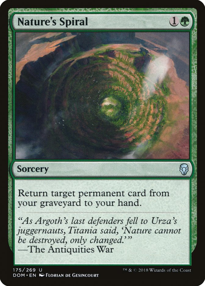 Nature's Spiral [Dominaria] | Tables and Towers