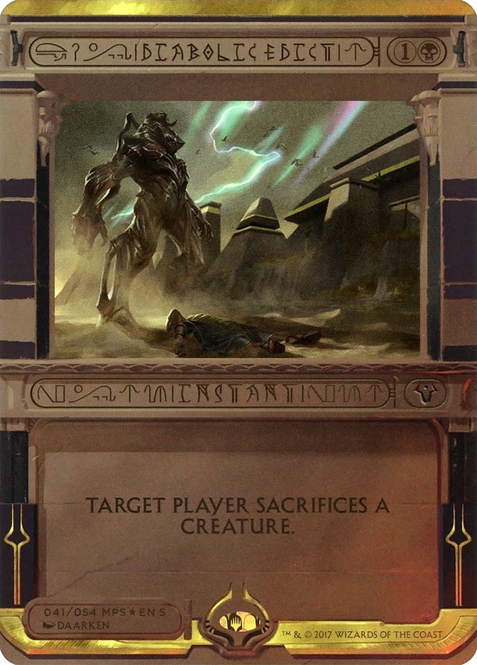 Diabolic Edict (Invocation) [Amonkhet Invocations] | Tables and Towers