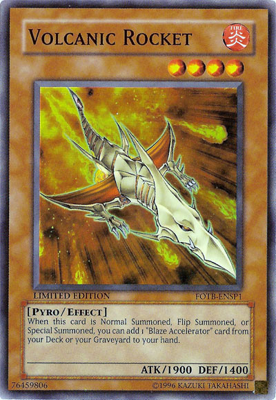 Volcanic Rocket [FOTB-ENSP1] Super Rare | Tables and Towers