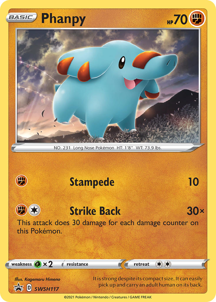 Phanpy (SWSH117) [Sword & Shield: Black Star Promos] | Tables and Towers