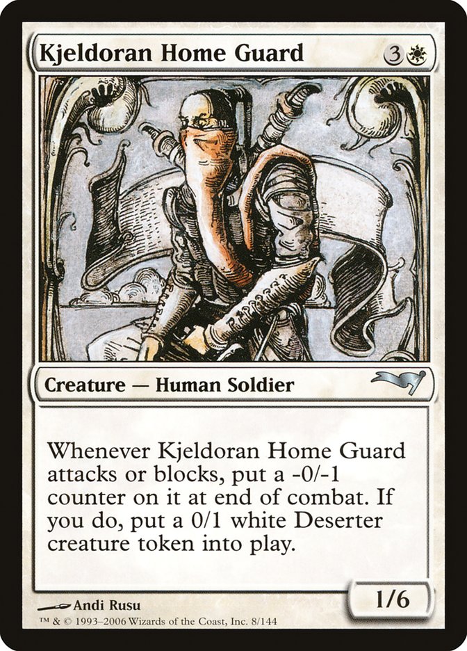 Kjeldoran Home Guard [Coldsnap Theme Decks] | Tables and Towers