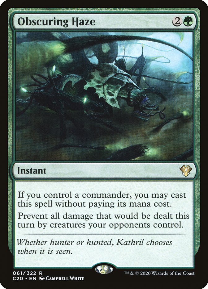 Obscuring Haze [Commander 2020] | Tables and Towers