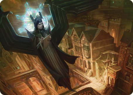 Angelic Sleuth Art Card [Streets of New Capenna Art Series] | Tables and Towers